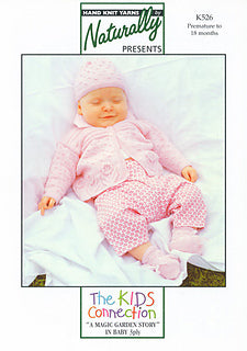 #K526 Jacket, Hat & Booties Pattern