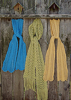 #KS121 A Touch of Lace Scarves Pattern