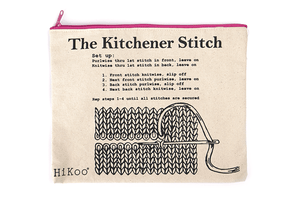 "The Kitchener Stitch" Pouch