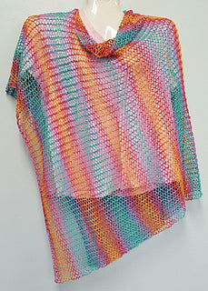 Lacey Knit Poncho Pattern