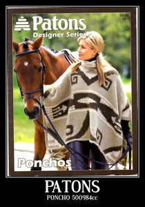 Patons Designer Series Ponchos Leaflet