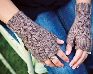 "Ripple Effect Fingerless Gloves" Pattern