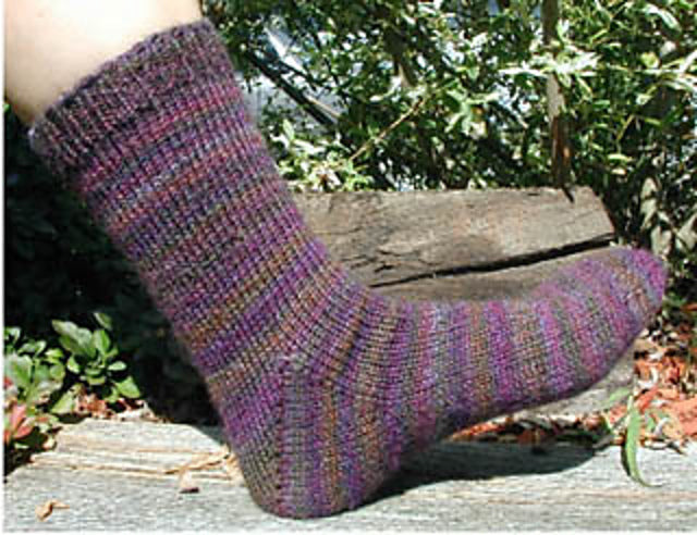 SK-018 Basic Toe Up Sock Pattern