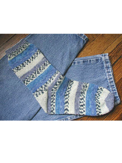 SK-020 Basic Toe-Up Sock Pattern