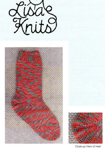 SK-027 Boomerang Sock Toe Up Pattern