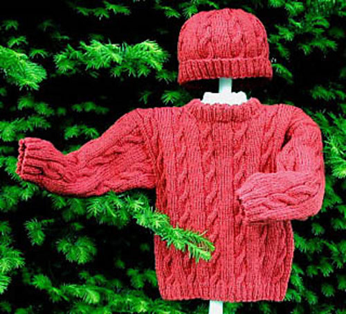 #SW-002 Classic Cables for Kids Pattern