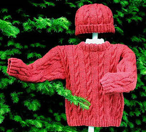 #SW-002 Classic Cables for Kids Pattern