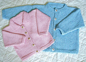 #SW-016 A Very Easy Baby Sweater Pattern