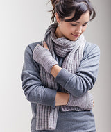 Stitch Sampler Handwarmers & Ribbed Scarf Pattern