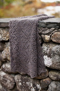 Stonecrop Garter Stitch Lace Stole Pattern