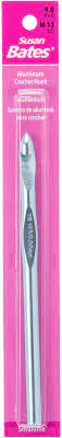 Susan Bates Aluminum Crochet Hook Size M