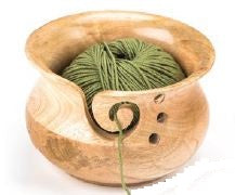 Susan Bates Wood Yarn Bowl