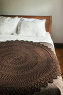 Tree Rings Textured Pi Shawl Pattern