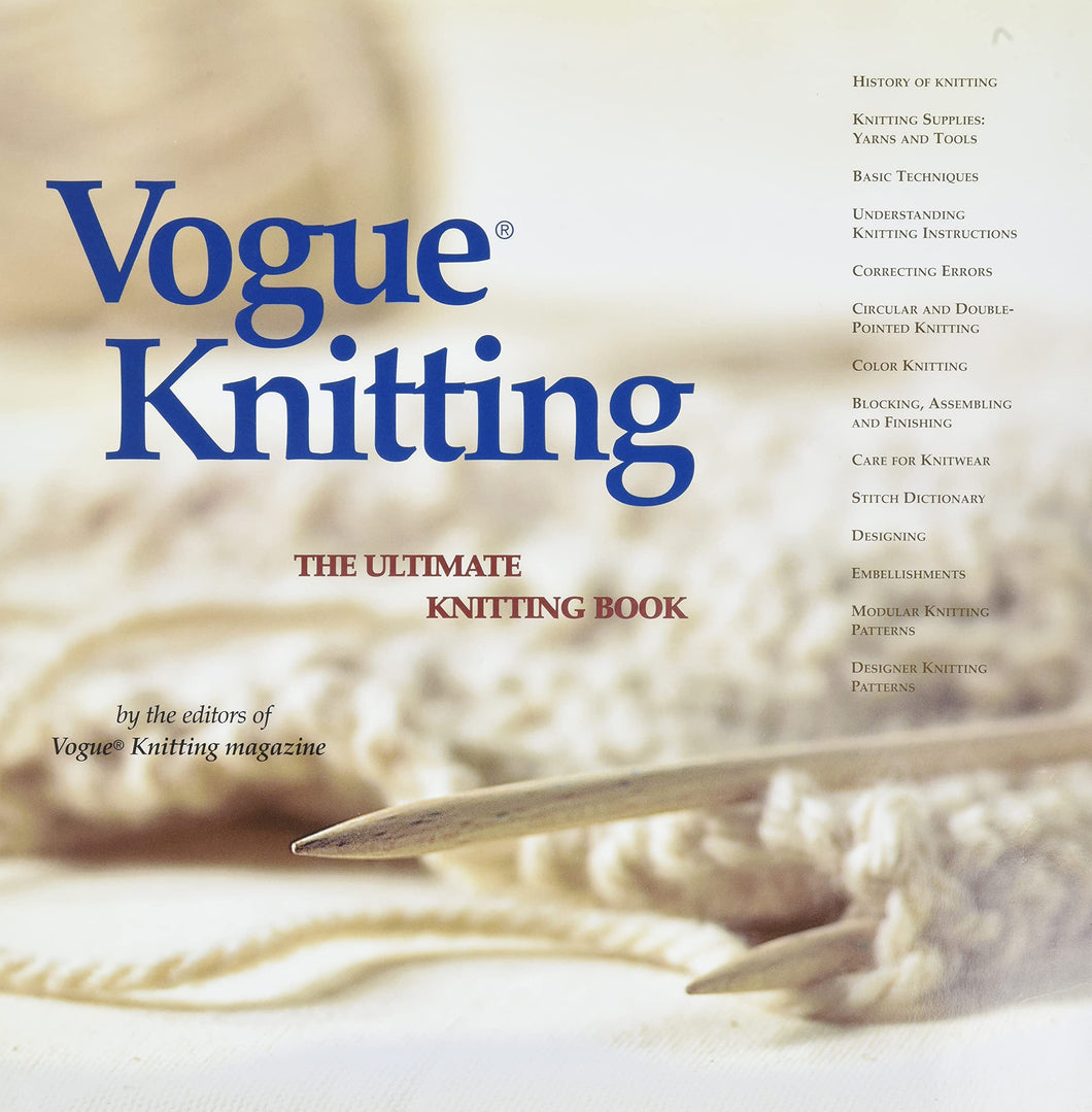 Vogue Knitting-The Ultimate Knitting Book