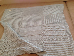 Baby blocks blanket outlet knitting pattern